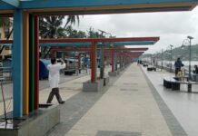 मुरुड-काशिद बीचवर शुकशुकाट ! जोरदार पावसाचा परिणाम