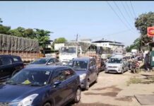 मुंबई-गोवा महामार्गावरील वाहतूक कोंडीवरून माणगावात संताप