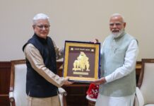 महाराष्ट्राचे राज्यपाल जिष्णू देव वर्मा यांची पंतप्रधानांशी भेट